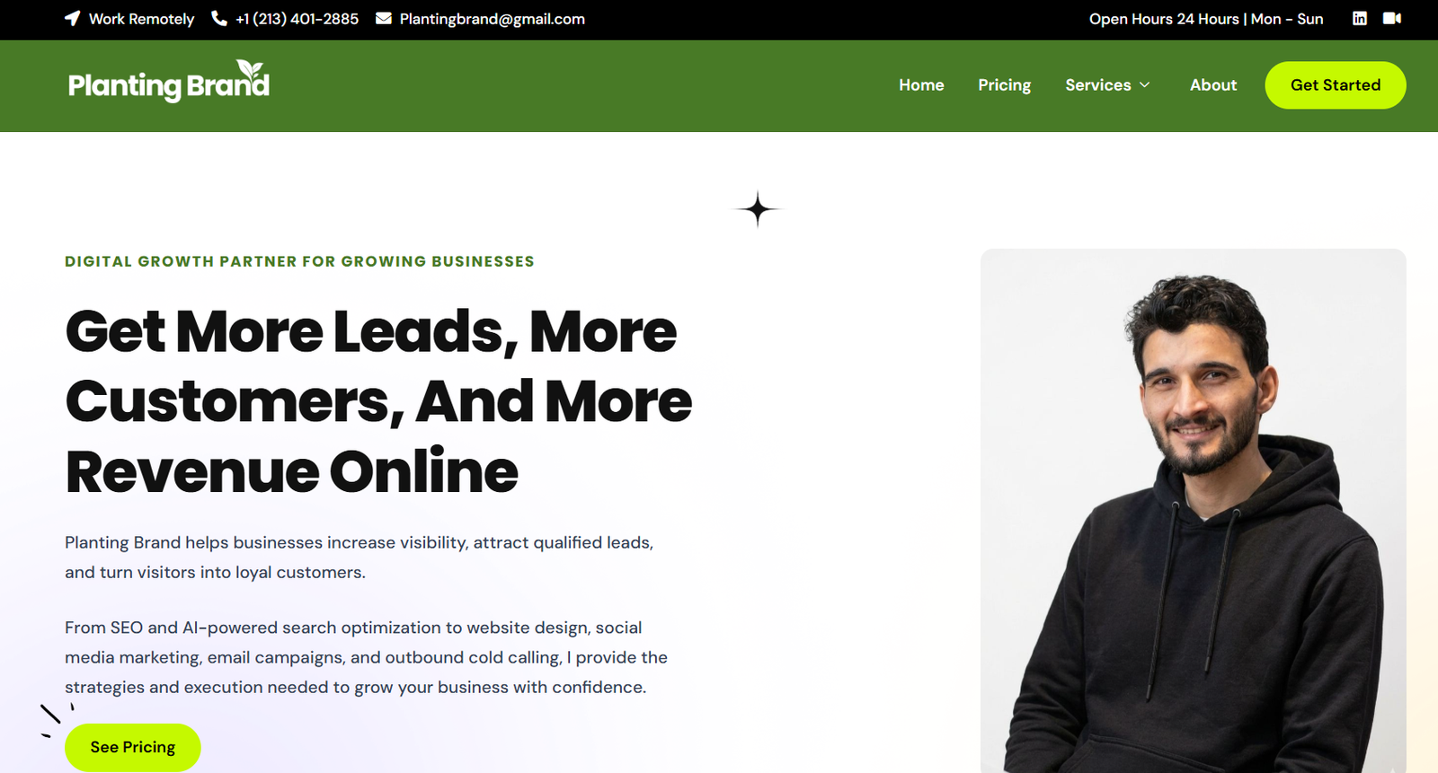 Get monthly SEO services
